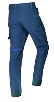 Mix&Match work trousers, 4 way stretch, navy blue-green, size XXXL