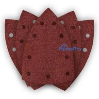 Sanding paper, iron 146 x 156 x 100 mm, P80, 5 pcs, with 9 holes for 04-623