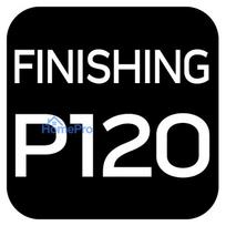 Sanding paper, velcro  113 x 113 mm, P120, 5 pcs. with 8 holes