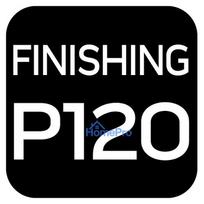 Sanding paper, iron 146 x 156 x 100 mm, P120, 5 pcs, with 9 holes for 04-623