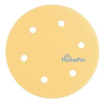 Velcro-backed sanding paper 225 mm, K120, 5 pcs, with 6 holes for sander 59G264, 59G265