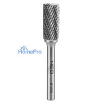 HM metal milling cutter, type B (cylindrical with blades on top), 12 x 25 mm, shank 6 x 45 mm