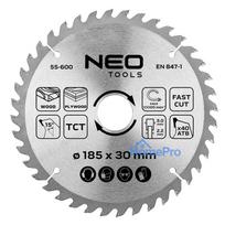 Saw blade, widia, 185 x 30 mm, 40 teeth