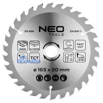 Saw blade, plunge-cutting, wIDIA-cutting, 165 x 1.5 x 2.6 x 20 mm, 30 teeth