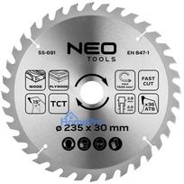 Saw blade, widia, 235 x 30 mm, 36 teeth