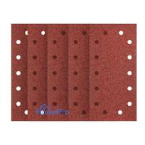 Velcro-backed sanding paper 115 x 230 mm, P60, 5 pcs, with 14 holes