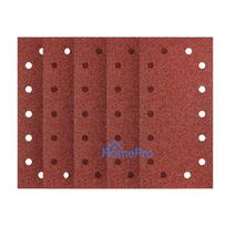 Velcro-backed sanding paper 115 x 230 mm, P180, 5 pcs, with 14 holes