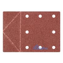 Sanding paper 115 x 160 mm, with 8 holes, tear-off perforation, velcro, P60, 3 pcs.