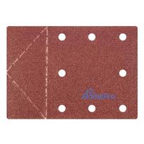 Sanding paper 115 x 160 mm, with 8 holes, tear-off perforation, velcro, P80, 3 pcs.