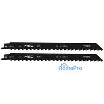 Sabre saw blade, HCS, 228 x 19 x 1.3 mm, 3TPI, cpl. 2 pcs.