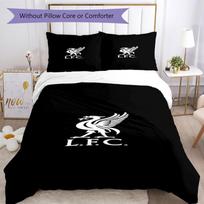 Liverpool Football Club Bedding Set Breathable Duvet Cover With Pillowcases Home Decoration Birthday Gift 135cmx200cm