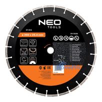 Diamond blade 350 x 25.4 mm, segmented, laser-welded