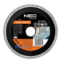 Diamond blade 125 x 22.2 mm, solid