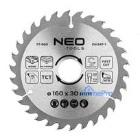 Saw blade, widia, 160 x 30 mm, 30 teeth
