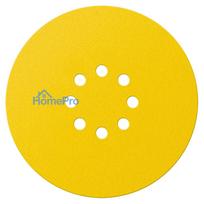 Velcro-backed sanding discs 225 mm, P80, 5 pcs, with 8 holes