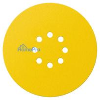 Velcro-backed sanding discs 225 mm, P120, 5 pcs, with 8 holes