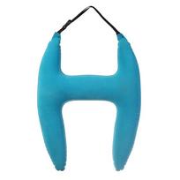 H-Shape X-Shape Car Sleeping Pillow for Kids Head Support Car Headrest Air Cushion Pillow  Airplane H-Shape Green