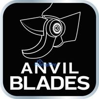 Anvil lopper 765 mm, range up to 40 mm, gear increasing the pressure by 60%