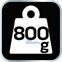 Aluminium chock 800 g, twisted