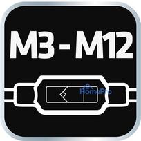 Taps holder M3 - M12, steel