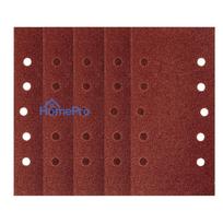 Velcro-backed sanding paper 115 x 230 mm, P60, 5 pcs, with 10 holes