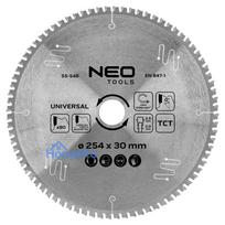 Saw blade, widia, 254 x 30 mm, 80 teeth, universal