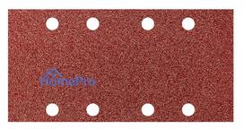 Velcro-backed sanding paper 93 x 185 mm, P240, 5 pcs, with 8 holes