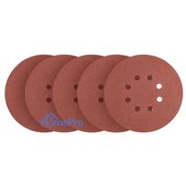 Velcro sanding discs 150 mm, P150, 5 pcs, with 8 holes