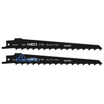 Sabre saw blade, HCS, 150 x 19 x 1.3 mm, 3TPI, cpl. 2 pcs.