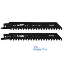 Sabre saw blade, HCS, 152 x 19 x 1 mm, 8TPI, cpl. 2 pcs.