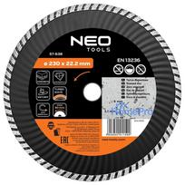Diamond blade 230 x 22.2 mm, turbo wave