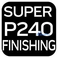 Velcro sanding paper, rectangular 80 x 130 mm, P240, 5 pcs, with 8 holes for 04-623
