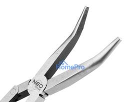 Bent pliers with double joint CRV