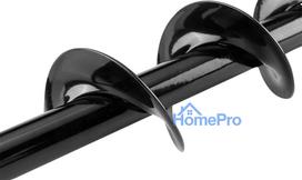 Soil auger 3/8 HEX (0.95 cm), 80 x 600 mm, for screwdriver