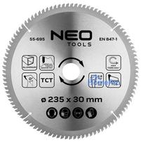 Saw blade, widia, 235 x 30 mm, 100 teeth, for aluminium