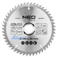 Saw blade, widia, 190 x 30 mm, 50 teeth