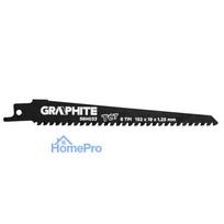 Blade for reciprocating saw, HM, 152 x 19 x 1.25 mm, 6 TPI