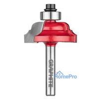 Router bit, surface rounding, decorative, HM, 31.7 x 12.7 mm, shank 6 mm