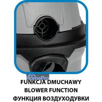 Cordless wet and dry workshop vacuum cleaner Energy+ 18V Li-lon, 12 L tank, without battery