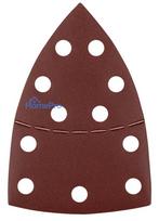 Sanding paper, velcro, iron 102 x 152 mm, P220, 5 pcs, with 11 holes