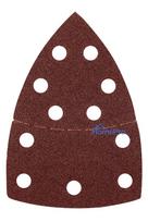 Sanding paper, velcro, iron 102 x 152 mm, P60, 5 pcs, with 11 holes