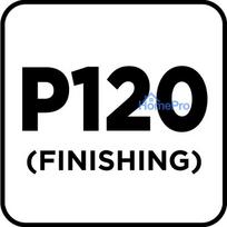 Sanding discs, perforated, Velcro-backed with holes 225 mm, P120, 5 pcs.