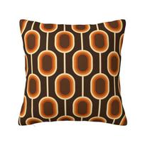Custom Modern Mid Century Modern Circles Sofa Cushion Cover Soft Scandi Abstract Geometric Pillow Case Living Room Decoration 50x50cm