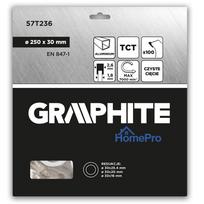 Saw blade, widia, 250 x 30 mm, 100 teeth, for aluminium