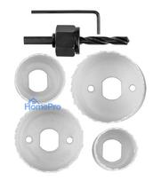 Bi-metal hole cutters 32-54 mm, set 6 pcs