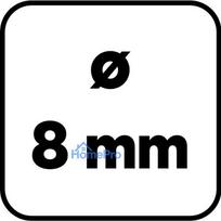 Diamond hole saw 8 mm