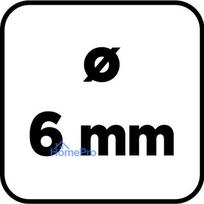 Diamond hole saw 6 mm