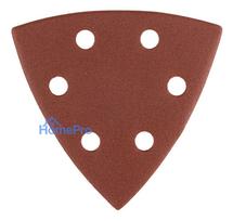 Sanding paper, velcro, iron 93 x 93 mm, P240, 5 pcs, with 6 holes