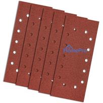 Sanding paper 115 x 280 mm, K80, 5 pcs., with holes