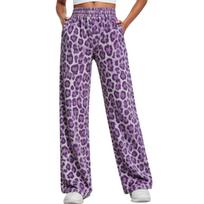 Women's Printed Straight Leg Sweatpants Casual Everyday Wear S gray